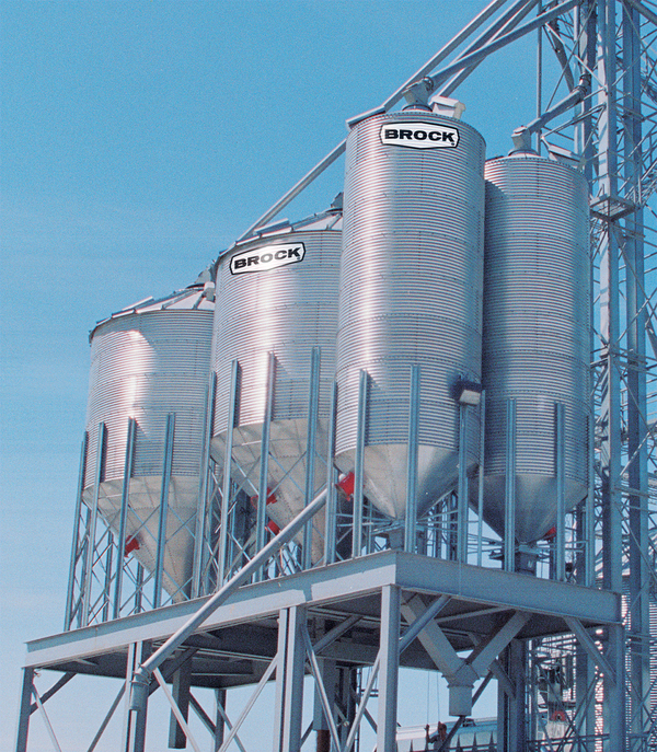 OnFarm Holding Bins Brock Grain